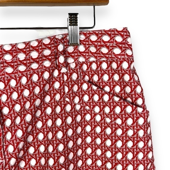 4 for $20 SALE! Nivo by Lanctot Classic Golf Skort, Red/White Print, Size 12 - Picture 3 of 11